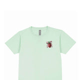 Simply Southern Plus Size Strawberry T-Shirt for Women in Mint