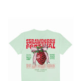  Simply Southern Youth Girls Strawberry T-Shirt for Girls in Mint