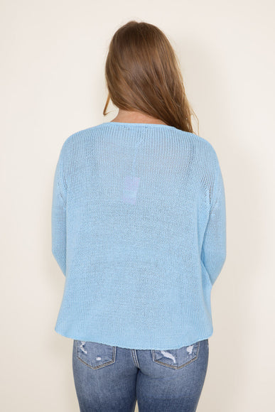 Simply Southern Everyday Lake Sweater for Women in Blue