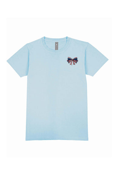 Simply Southern Land Of Liberty T-Shirt for Women in Ice