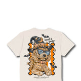 Simply Southern Womens Sweet & Spooky T-Shirt for Women in Whisper White
