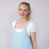 Simply Southern Tara Romper Dress for Women in Ice Blue