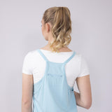Simply Southern Tara Romper Dress for Women in Ice Blue