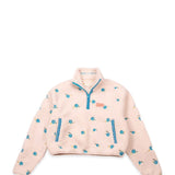 Simply Southern Youth Taylor ½ Zip Red Cherry Pullover for Girls in Pink