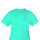 Simply Southern Plus Size Keeping It Cool T-Shirt for Women in Shore Green