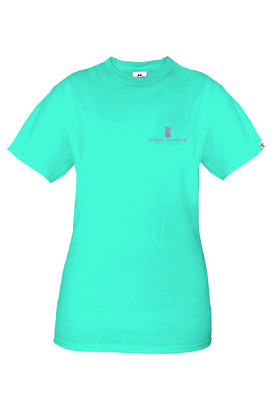 Simply Southern Plus Size Keeping It Cool T-Shirt for Women in Shore Green