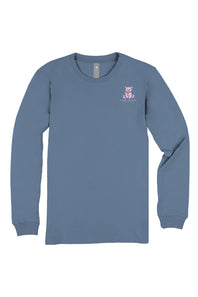 Simply Southern Plus Size Doing My Best Long Sleeve T-Shirt for Women in Blue