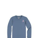 Simply Southern Youth Doing My Best Long Sleeve T-Shirt for Girls in Blue