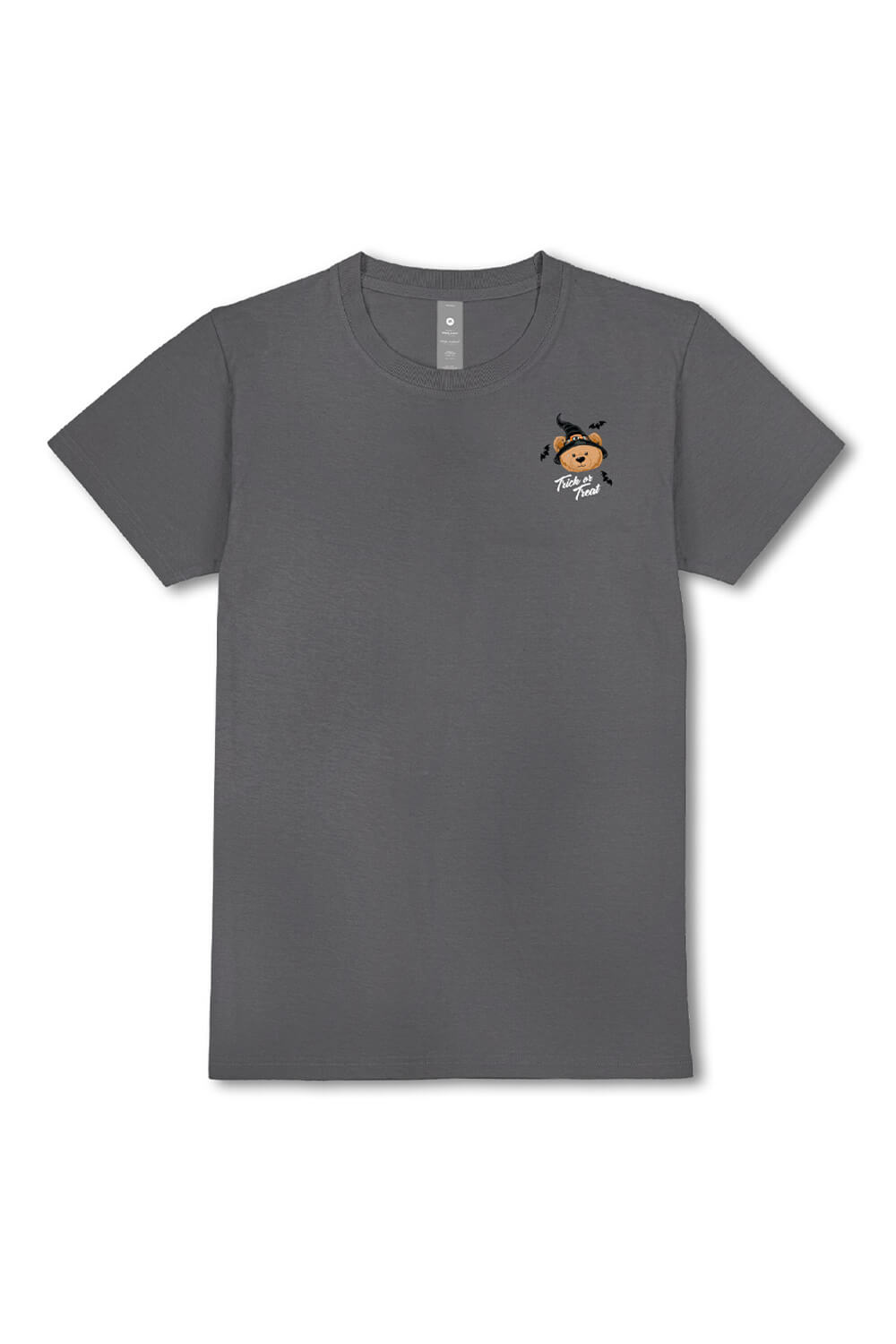 Simply Southern Plus Size Trick Or Treat T-Shirt for Women in Grey