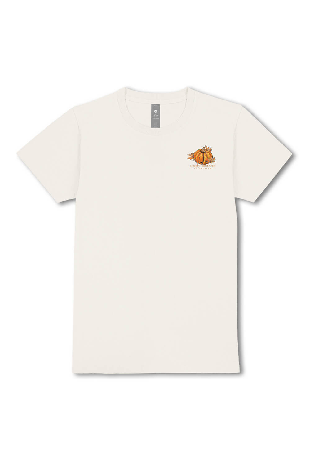 Simply Southern Plus Size Leaves Are Falling Autumn Is Calling T-Shirt for Women in Linen