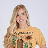 Simply Southern God Is Good T-Shirt for Women in Bisque Cream