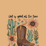 Simply Southern God Is Good T-Shirt for Women in Bisque Cream