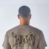 Men's Simply Southern Camo Dog T-Shirt for Men in Brown