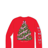Simply Southern Tree Long Sleeve T-Shirt for Women in Red
