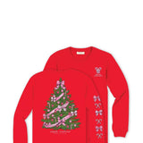 Simply Southern Tree Long Sleeve T-Shirt for Women in Red