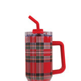 Simply Southern 40oz Tumbler in Red Plaid