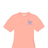 Simply Southern Girls Youth Under His Wings T-Shirt for Girls in Pink
