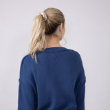 Simply Southern Clothing USA Sweater for Women in Dark Blue