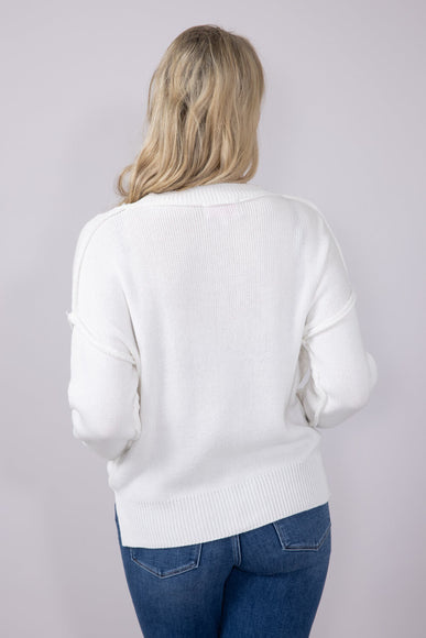 Women's Simply Southern USA Sweater for Women in Ivory