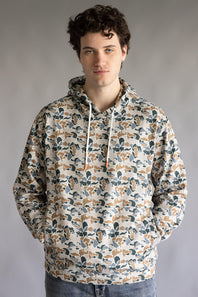 Simply Southern William Camo Fleece Hoodie for Men in Brown