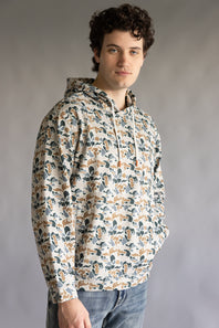 Simply Southern William Camo Fleece Hoodie for Men in Brown