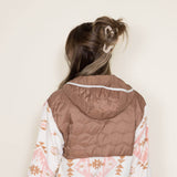 Simply Southern Furry Quarter Pullover Snap for Women in Ivory