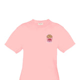 Girls Simply Southern Youth Time Fries T-Shirt for Girls in Pink