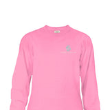 Simply Southern Long Sleeve Blame It On My Roots T-Shirt for Women in Flamingo