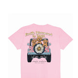 Simply Southern Girls Shirts Youth Easily Distracted By Dogs T-shirt for Girls in Pink