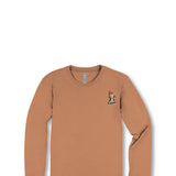 Girls Simply Southern Shirt Youth Too Cute To Spook Long Sleeve T-Shirt for Girls in Chestnut