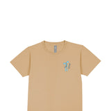 Girls Simply Southern Youth Patched Baseball T-Shirt for Girls in Khaki