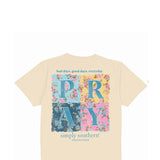 Simply Southern Girls Youth Pray Everyday T-Shirt for Girls in Natural