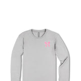Simply Southern Girls Youth Doing My Best Long Sleeve T-Shirt for Girls in Sport Gray