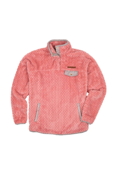 Simply Southern Youth Simply Soft Pullover for Girls in Pink