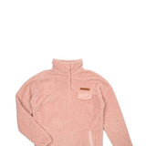 Simply Southern Youth Simply Soft Pullover for Girls in Light Pink