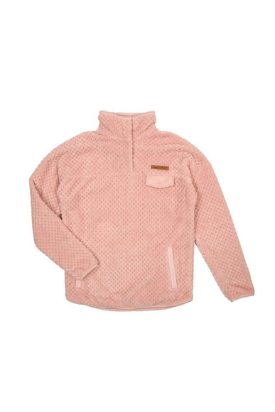 Simply Southern Youth Simply Soft Pullover for Girls in Light Pink