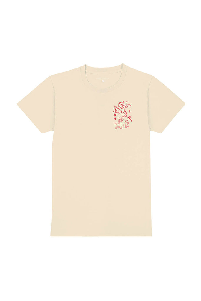 アイドル [Are You Sure?!]S/S T-Shirt (Ivory) Simply Southern Youth You're My Lover T-Shirt for Girls in