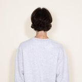 Tis The Season Skeleton Graphic Sweatshirt for Women in Grey