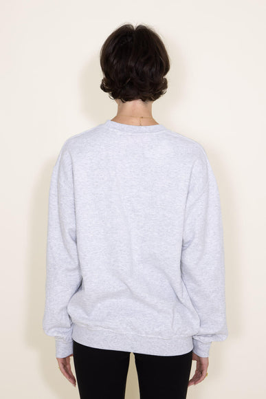 Tis The Season Skeleton Graphic Sweatshirt for Women in Grey
