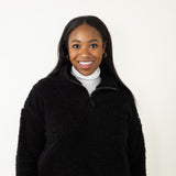 Slater Soft Pullover for Women in Black
