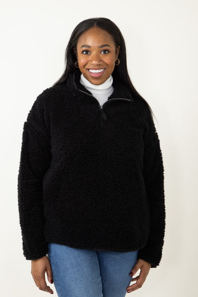 Slater Soft Pullover for Women in Black