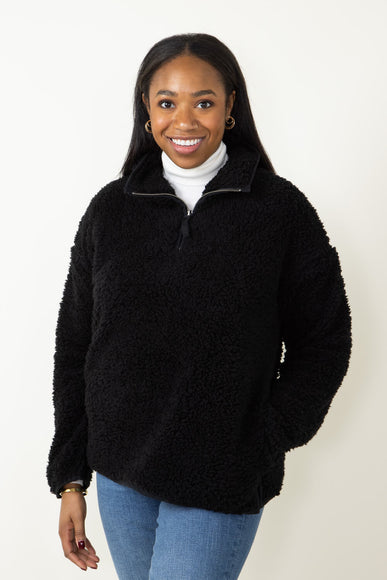 Slater Soft Pullover for Women in Black