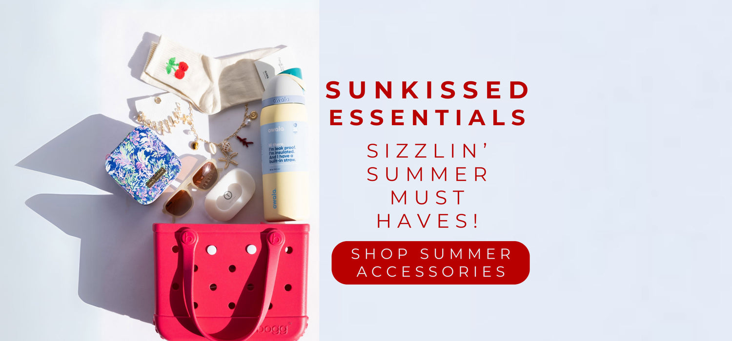 Sunkissed Essentials izzlin' Summer Must Haves Shop Summer Accessories!
