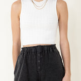 Washed Pull On Lounge Shorts for Women in Black