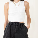 Washed Pull On Lounge Shorts for Women in Black
