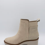 Soda Shoes Bait Lug Booties for Women in Brown