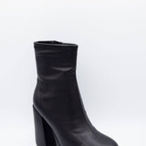Soda Shoes Assign Platform Booties for Women in Black
