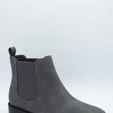 Soda Hopper Chelsea Lug Booties for Women in Grey