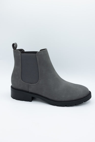 Soda Hopper Chelsea Lug Booties for Women in Grey