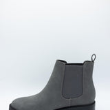 Soda Hopper Chelsea Lug Booties for Women in Grey